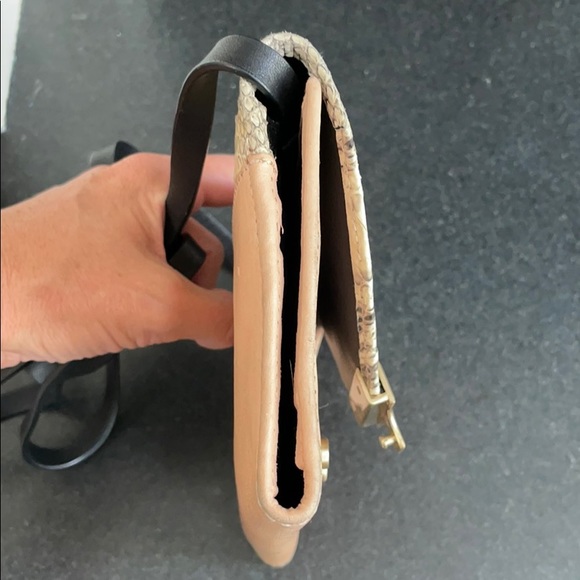 Loeffler Randall Vachetta/Python crossbody Wallet - Picture 10 of 11